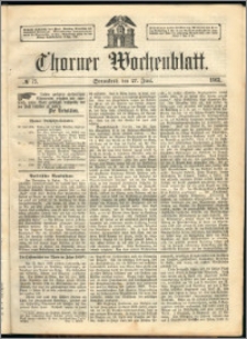 Thorner Wochenblatt 1863, No. 75