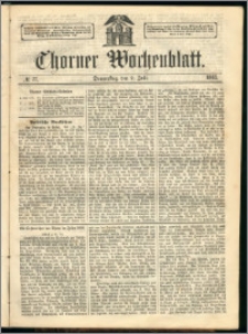 Thorner Wochenblatt 1863, No. 77