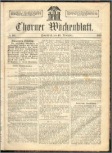 Thorner Wochenblatt 1863, No. 141 + Beilage