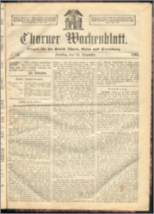 Thorner Wochenblatt 1863, No. 151 + Beilage