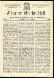 Thorner Wochenblatt 1864, No. 11 + Beilage