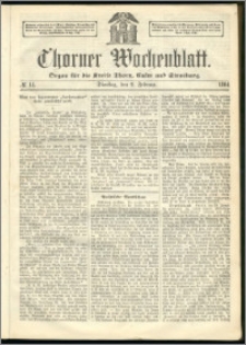 Thorner Wochenblatt 1864, No. 14 + Beilage