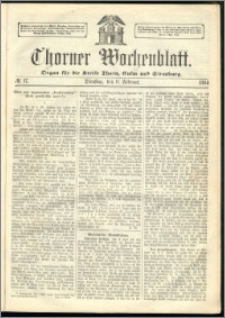 Thorner Wochenblatt 1864, No. 17 + Beilage