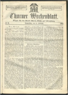 Thorner Wochenblatt 1864, No. 18 + Extra Beilage