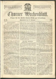 Thorner Wochenblatt 1864, No. 25 + Beilage
