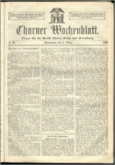 Thorner Wochenblatt 1864, No. 28 + Extra Beilage
