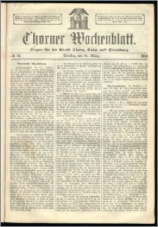 Thorner Wochenblatt 1864, No. 32 + Beilage