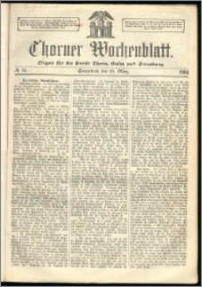 Thorner Wochenblatt 1864, No. 34 + Beilage