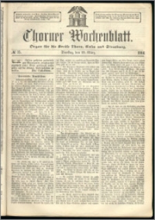 Thorner Wochenblatt 1864, No. 35 + Beilage