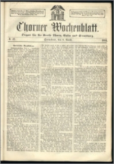 Thorner Wochenblatt 1864, No. 42 + Beilage