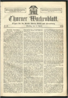 Thorner Wochenblatt 1864, No. 43