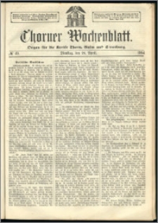 Thorner Wochenblatt 1864, No. 49