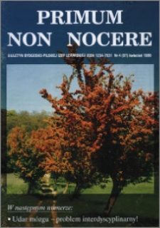 Primum Non Nocere 1999 nr 4
