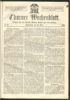 Thorner Wochenblatt 1864, No. 62 + Beilage