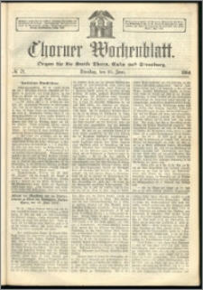 Thorner Wochenblatt 1864, No. 72