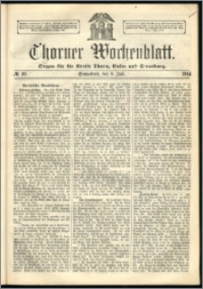 Thorner Wochenblatt 1864, No. 80 + Beilage