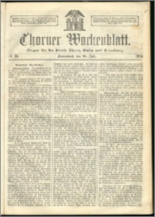 Thorner Wochenblatt 1864, No. 89 + Beilage