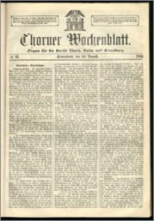 Thorner Wochenblatt 1864, No. 98 + Beilage