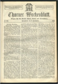 Thorner Wochenblatt 1864, No. 104 + Beilage