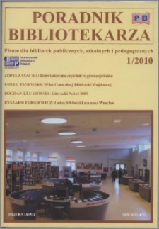 Poradnik Bibliotekarza 2010, nr 1