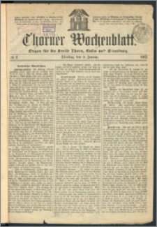 Thorner Wochenblatt 1865, No. 1