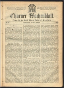 Thorner Wochenblatt 1865, No. 32 + Beilage