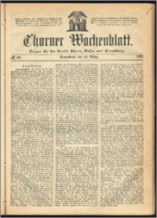 Thorner Wochenblatt 1865, No. 44 + Beilage