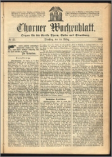 Thorner Wochenblatt 1865, No. 45
