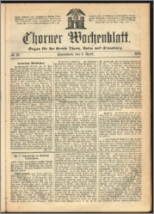 Thorner Wochenblatt 1865, No. 52 + Beilage