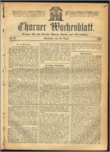 Thorner Wochenblatt 1865, No. 61 + Beilage