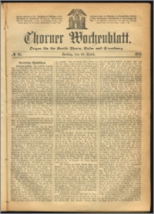 Thorner Wochenblatt 1865, No. 62
