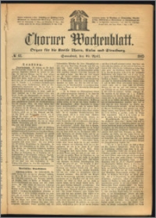 Thorner Wochenblatt 1865, No. 63 + Beilage