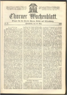 Thorner Wochenblatt 1865, No. 75 + Beilage