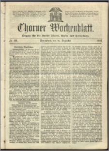 Thorner Wochenblatt 1865, No. 198 + Beilage