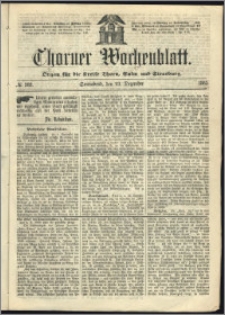 Thorner Wochenblatt 1865, No. 202 + Beilage