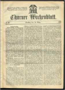 Thorner Wochenblatt 1866, No. 40 + Beilage