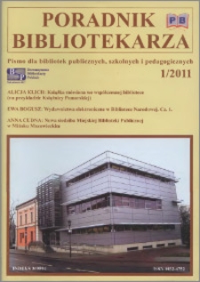 Poradnik Bibliotekarza 2011, nr 1