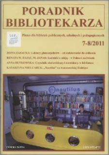 Poradnik Bibliotekarza 2011, nr 7-8