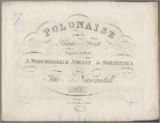 Polonaise pour le piano-forte : composée et dediée à Mademoiselle Amelie de Skrzynska. No 2 / par Tho. Navratill.
