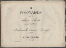 3 Polonaises pour le piano-forte : composées et dediées à Mademoiselle Emma Bourget
