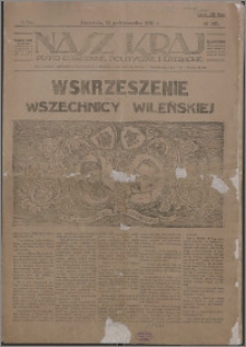 Nasz Kraj : pismo codzienne, polityczne i literackie 1919 nr 145