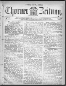 Thorner Zeitung 1867, No. 25 + Beilagenwerbung