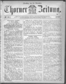 Thorner Zeitung 1867, No. 49 + Beilagenwerbung