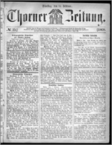 Thorner Zeitung 1868, No. 35 + Beilagenwerbung