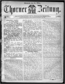 Thorner Zeitung 1868, No. 72 + Beilagenwerbung