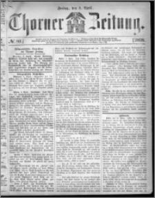 Thorner Zeitung 1868, No. 80 + Extra Beilage