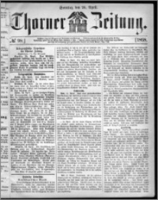 Thorner Zeitung 1868, No. 98 + Beilagenwerbung