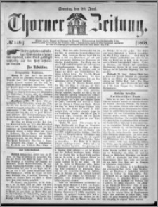 Thorner Zeitung 1868, No. 149 + Beilagenwerbung
