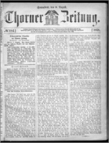 Thorner Zeitung 1868, No. 184