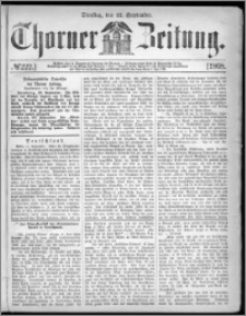 Thorner Zeitung 1868, No. 222 + Extra Beilage